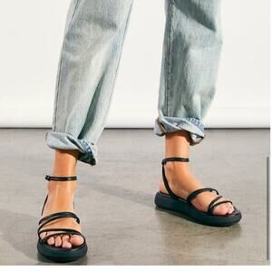 free people strapped leather sandles